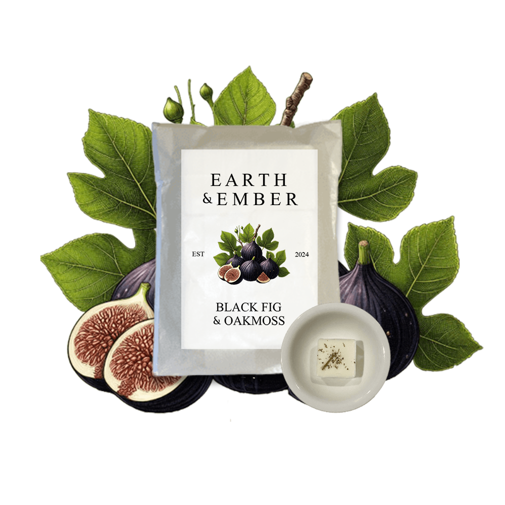 Soy Wax Melts Black Fig and Oakmoss Earth and Ember