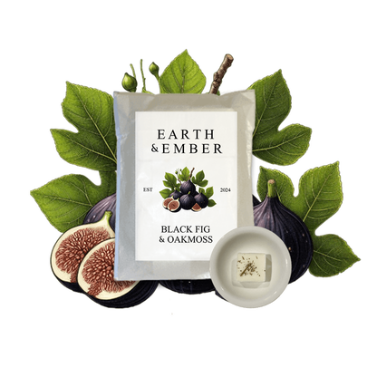 Soy Wax Melts Black Fig and Oakmoss Earth and Ember